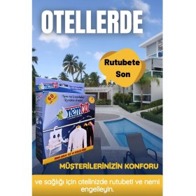 Resim Nemtut Nem Alıcı Rutubet Giderici Küf ve Korozyon Önleyici Koku Giderici Askılı Nem Tutucu 1 Kg 1 Kutu 2 Paket 