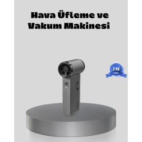 Resim Erbar Şarjlı 130000 Rpm Hava Üflemeli ve Vakumlu Araç Ev Temizlik Makinesi - MR000K-1FOH95 