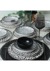 Resim Keramika Shadow Nordic Yemek Takımı 24 Parça 6 Kişilik 21434 