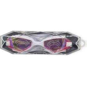 Resim Aynalı Yüzücü Gözlüğü Silikon Kırmızı - 1765 (Lisinya) 