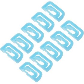 Resim Lasonstiges 10 Adet Otomatik Cam Sızdırmazlık Bandı Zımba Klibi Mıtsubıshı V31 V32 V33 Leopaard Araba Aksesuarları Plastik Toka 