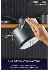 Resim Circulon 16 Cm Kapaklı Sos Tenceresi Çok Renkli 