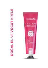 Resim Yeşilmarka Doğal El ve Vücut Kremi Gül 75 ML 