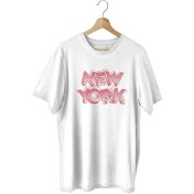 Resim Bluu Newyorklite Sporcu T-Shirt Bisiklet Yaka 