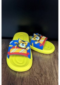 Resim Gezer Erkek Çocuk Terlik Kedi Sarı 15047 001 