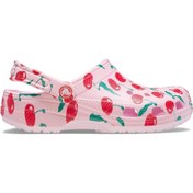 Resim Crocs Classic Fresh Fruits Clog Kadın Pembe Terlik 211008-6ZW 