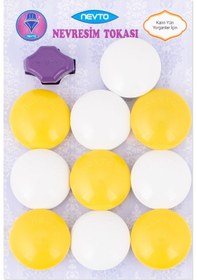 Resim Nevto Nevresim Tokası az 3 cm Kalınlıkta 2 adet KALIN Yorgan için Sarı 