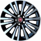 Resim Pointgmarketin Fiat Egea 15 Inç Jant Kapağı 4 Adet 1 Takım Siyah 