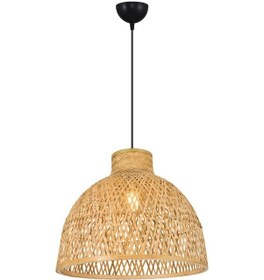 Resim Özcan Aydınlatma 4458-93 Tekli Hasır Sarkıt 40 20 Meşe 