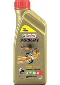 Resim Castrol Power 1 4t 10w - 40 4 Zamanlı Motosiklet Yağı 1 L 