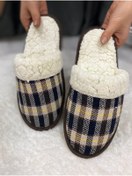 Resim Erkek Triko Örme Içi Yumuşak Pelüş Ev Terliği erkkare 