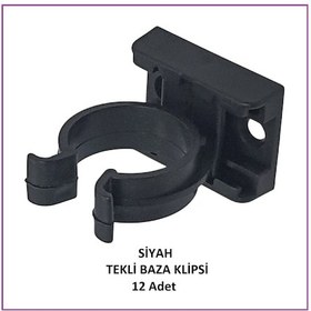 Resim Baza Klipsi, Tekli, Siyah 12 Adet 