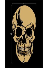 Resim Skulls Bad Motorcu Çok Amaçlı Outdoor Boyunluk Unisex Bandana Siyah 