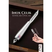 Resim Inox Soyacak Sebze Soyacağı Kabak Dolma Oyacağı 2 Li Set 