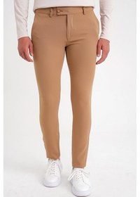 Resim Efor P 1088 Slim Fit Yan Cep Esnek Pamuklu Casual Camel Pantolon Camel 