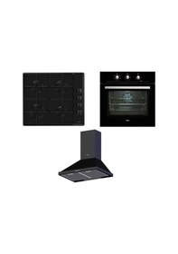Resim Teka Chef 3 HE 715 BK - HLX 640 KB - DBT 60 Siyah Ankastre Set 