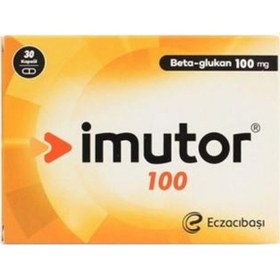 Resim Eczacıbaşı Imutor Beta Glukan 100 MG 30 Kapsül 