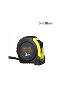 Resim 3 M 16 Mm-kauçuk Kendinden Kilitlemeli Cetvel Kalınlaşmış Çelik Mezura Geri Çekilebilir Metrik Bant Ağaç İşleme Aleti 