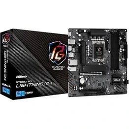 Resim Asrock B760M Phantom Gaming Lightning/d4 Intel Ddr4 S1700 Re 