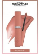 Resim Loreal Paris Infaillible Matte Resistance Likit Mat Ruj - 601 Worth It 