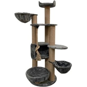 Resim Lüks Kedi Tırmalama Ve Dinlenme Ağacı, Modern Tasarım 