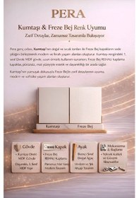 Resim Pera Başlık 120'lik Kumtaşı Renk Mdf Diğer 