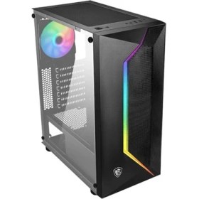 Resim MSI Msı Mag Vampırıc 100R Temperli Cam Argb Psu Yok 1X120MM Fan Gamıng Bilgisayar Kasası 