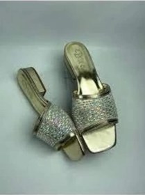 Resim Ortu Gold Cilt İşlemeli Terlik Göründüğü Gibi 