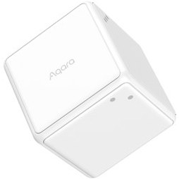 Resim Aqara Akıllı Kablosuz Kumanda Cube ProT1 CTP-R01 (Apple Home Destekli) Beyaz 