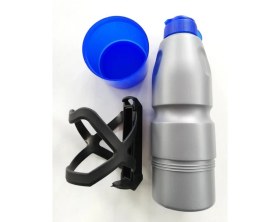 Resim Peak Bisiklet Matara Kafesli Bardaklı Suluk 600 cc 