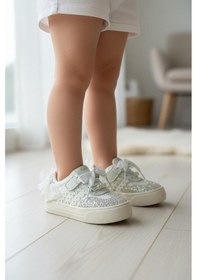 Resim Marco Kids 859 Kız Bebek Sneaker Sedef 