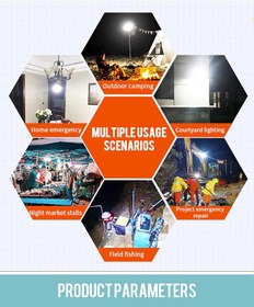 Resim Güneş Enerjili Led Solar Şarjlı UFO Ampul Kamp Lambası Feneri 3 Modlu Dekoratif Bahçe - YEŞİL 