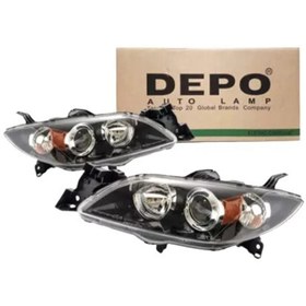 Resim Depo Mazda 3 Bk Sedan Yıl 2003-2008 Arası Sol Far Bn8v-51-0l0e 