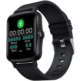 Resim Suofeng Pt One Siyah Akıllı Bileklik: 1.44" Renkli Ekran, Kalp Atımı İzleme, Çoklu Spor Modu, Ip67 Su Geçirmez, Bluetooth 4.0 