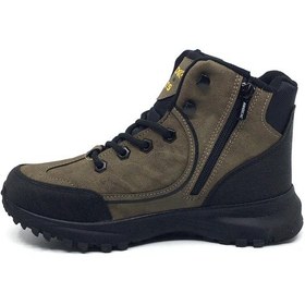 Resim Avidox Erkek Günlük Outdoor Kışlık Bağcıklı Fermuarlı Spor Bot 36-44 Vizon - Siyah 