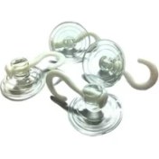 Resim Hagiki 10'lu Beyaz Askılı Vantuz Askı Öpücük Model Cam Askısı 