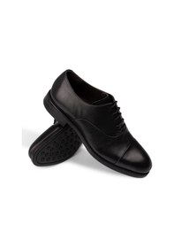 Resim Deery Hakiki Deri Siyah Klasik Erkek Oxford Ayakkabı - 01026msyhc07 