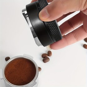 Resim TIME OWNER Metal ve Plastik Kahve Dağıtıcısı Espresso Dağıtma Aracı, Ayarlanabilir Avuç Tampürü, Düzleştirici, 3 Açılmış Eğim, 51mm, 53mm, 58mm Portafilter'e Uygun 