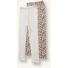Resim DeFacto Leopar Desenli Fitilli Kaşkorse 2'li Tayt Kız Bebek H3004A526SP 
