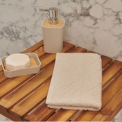 Resim Nuvomon Ethnic El Havlusu E2 - Bej - 30x50 cm 