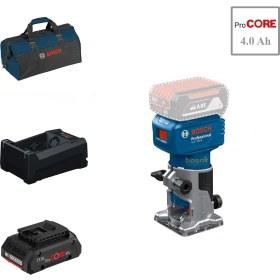 Resim Bosch Glf 18V-8 1x4 Ah Procore Akülü Freze Bez Çantalı 