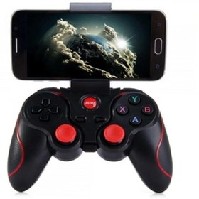 Resim RUGGED Wireless Joystick Gamepad Kablosuz Oyun Kolu Bluetooth Telefon Tutacağı Standlı Pc Telefon Tablet 