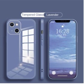Resim LoopCase Iphone 13 Uyumlu Kılıf Kamera Lens Korumalı Arkası Cam Parlak Aynalı Lüx Glass Kapak 