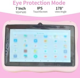 Resim Çocuklar Için Tablet, 7 İnç Çift Kamera, Erken Eğitim Öğrenme Makinesi, Yeni Yürümeye Başlayan Çocuklar Ve Için Bol Miktarda Depolama Alanı 