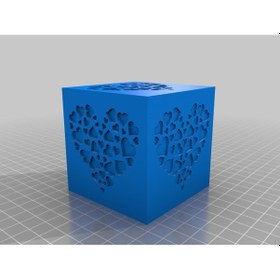 Resim Opencart Kalp Şeklinde Led Abajur Sadece Plastik Aparattır 