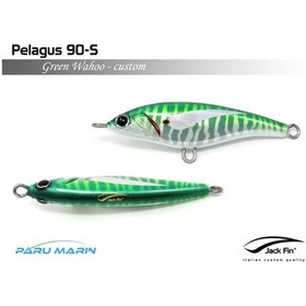 Resim Jack Fin Pelagus 90-S Sahte Yem Green Wahoo ''Özel Renk'' 