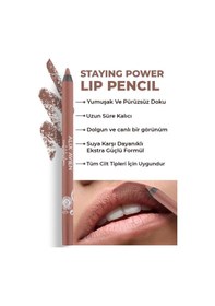 Resim Alix Avien Suya Dayanıklı Uzun Süre Kalıcı Yumuşak Dudak Kalemi Staying Power Lip Pencil 51 Pinky Beige 