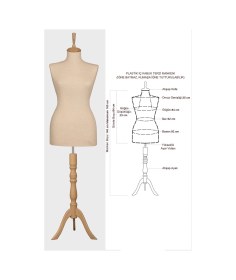 Resim Vitrin Amaçlı 36 Beden Terzi Mankeni Vitrin Mankeni Cansız Manken İğne Batmaz 9451 