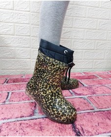 Resim Çağrı Leopar Desenli İçi Kürklü Kız Çocuk Kar Yağmur Çizmesi 001 