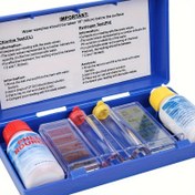 Resim Bir Set Çok Yönlü Ph Ve Klor Su Kalite Testi Kiti, Renk Analizi Ve Sıvı Reaktif Test Ekipmanları Özellikli Taşınabilir Tester ile Yüzme Havuzları İçin. 